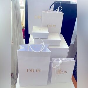 💛 DIOR Luxury Boxes + Shopping Bags different sizes